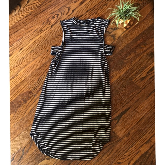 Striped Cut Out Dress - Picture 2 of 2